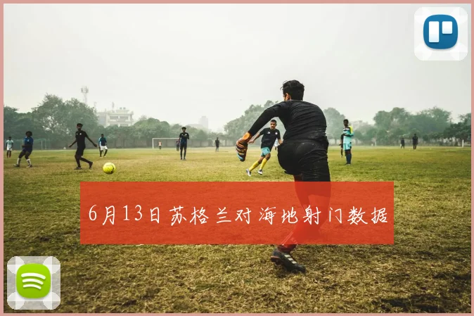 6月13日苏格兰对海地射门数据